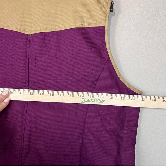 Magellan Outdoors Purple and Tan Vest - Picture 6 of 7